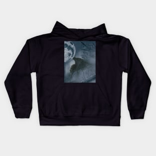 The Witchking Rides Under the Moon of Middle-earth Kids Hoodie